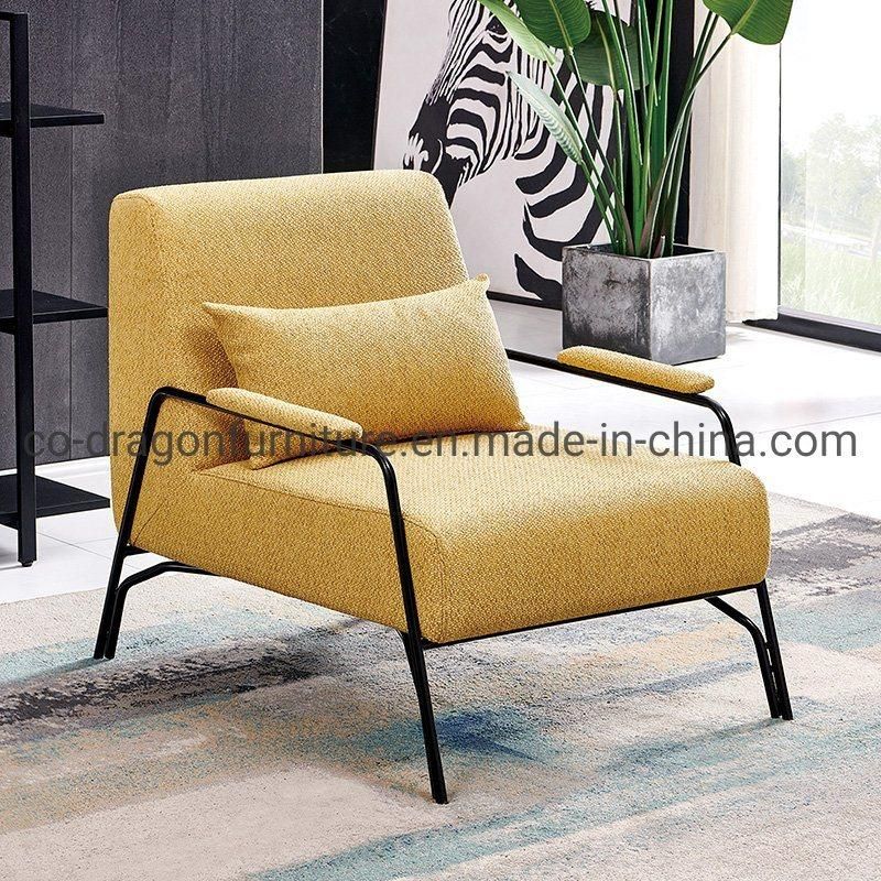 New Design Metal Frame Fabric Leisure Chair for Livingroom Furniture