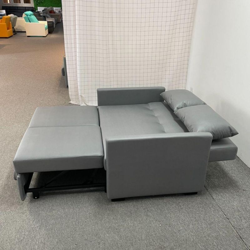 Technology Velvet Double Color Matching Double Drag Bed Small Apartment