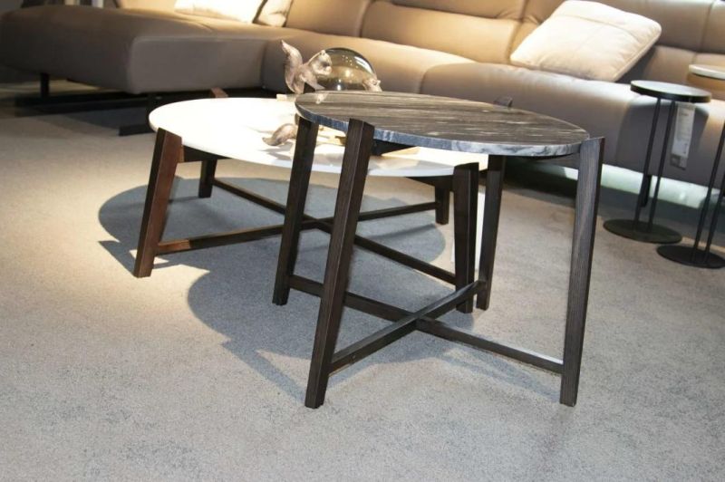 CT131A Coffee Table Natural Marble Top, Latest Design Coffee Table, Italian Design Living Room Set Furniture in Home and Hotel Furniture Custom-Made