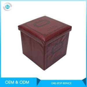 Soft Leather Square Modern Ottoman