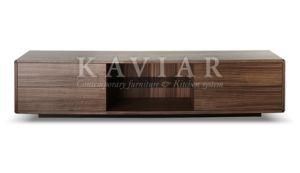 Kaviar Wood Veneer Structure TV Cabinet (SB113)