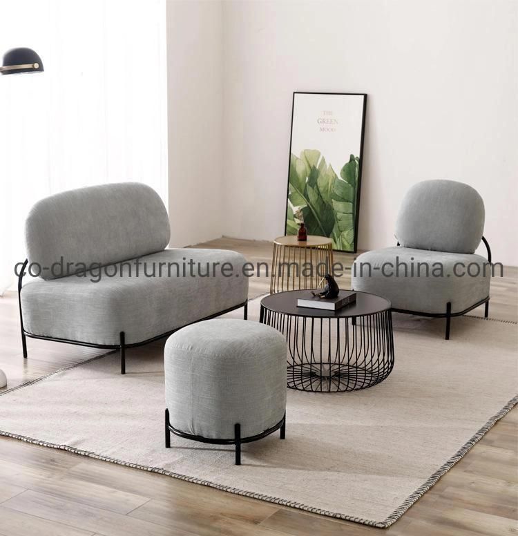 Fashion Low Back Fabric Leisure Chair for Living Room Furniture