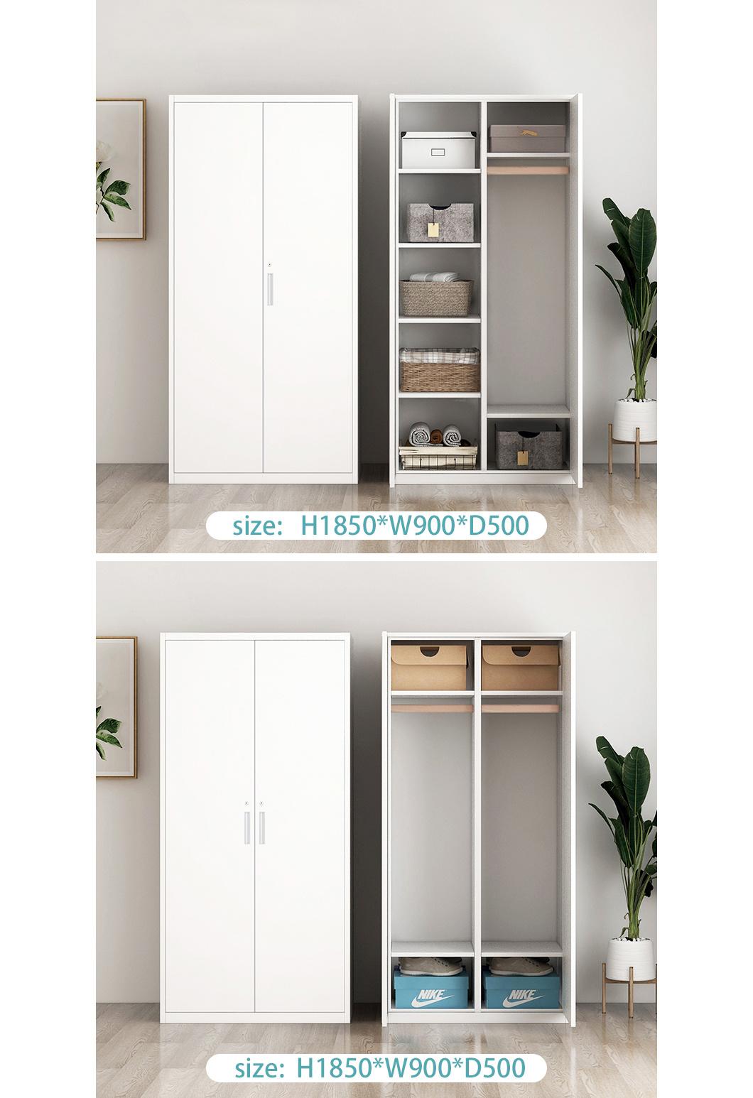 High Balcony Open Door Locker Large Storage Wardrobe Cabinet