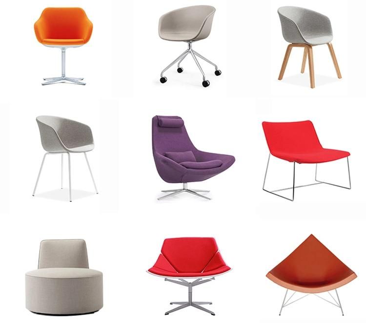 Customization Color Fashion Modern Meeting Chair with Metal Legs