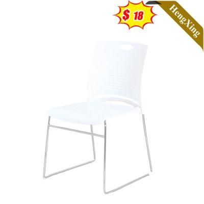 Fashion Modern White Home Furniture Upholstered Seating Dining Room Metal Dining Chair