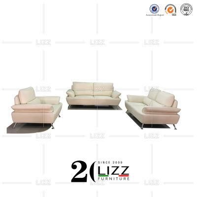 Fashionable Modern European Design Classic Leather Leisure Sectional Sofa