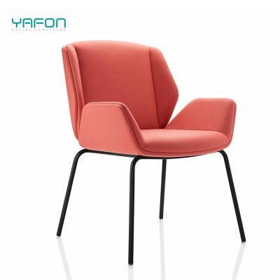New Modern Double Layer Metal Legs Chair Dining Chair