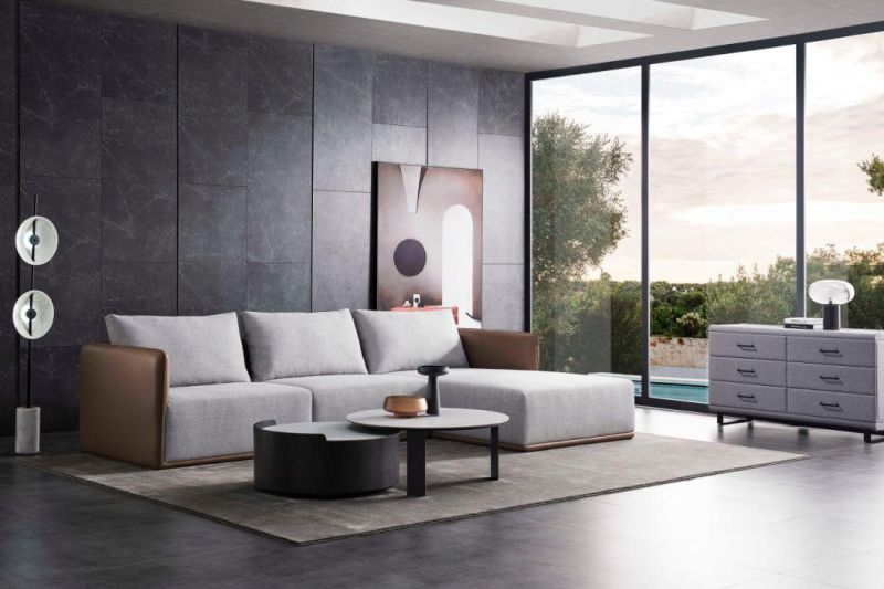 China Manufacturer Latest Newly Modern Furniture Genuine Leather Sofa Living Room Furniture