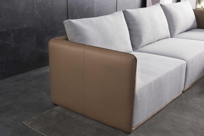 Home Furniture Fabric Sofa with Comfortable Headrest for Living Room Furniture GS9032