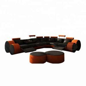 Leather Living Room Sofa Modern Contemporary Sectional Corner