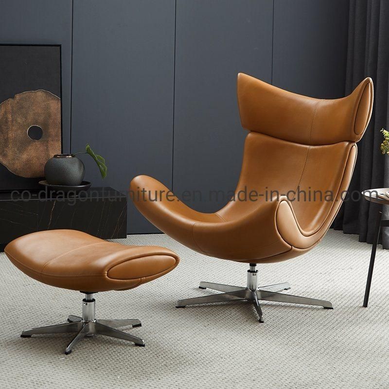 Modern Home Furniture Metal Legs Leather Living Room Sofa Chair