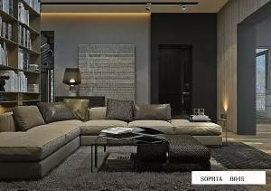 Modern Furniture Sectional Sofa with Fabric Sofa