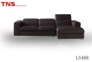 Hot Promotional Selling Corner Leather Sofa Set with Good Price (LS468)