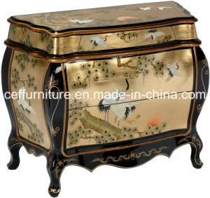 Chinese Classic Oriental Antique Asia Wooden Lacquer Chest Cabinet