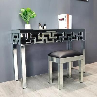 Factory Price OEM Classic Dressing Table Stool Set Mirrored Furniture Bedroom