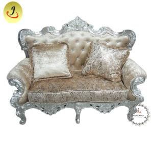 Wholesale Luxury Royal King Queen 2 Seater Sofa for Living Room Wedding Event