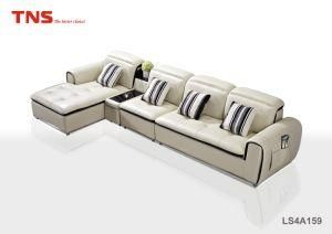 Modern Corner Leather Sofa (LS4A159)