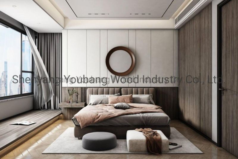 Europe Style Black Solid Wood Veneer Modern TV Stand Living Room Furniture TV Stands