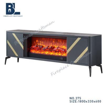 Home Furniture Wood Burning Insert Cabinet TV Stand