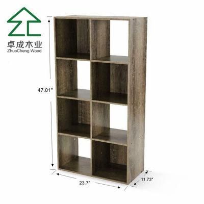 Shelving Unit Ladder Shelf Storage Bookcase with 6 Compartments