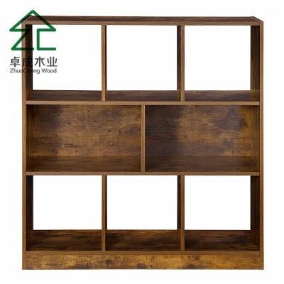 Wooden Bookcase Door Display Rack Modern Portable Bookshelf