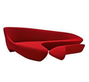 Replica Fibreglass Luxury Home Furniture Moon Shaped Sofa Designed by Zaha Hadid