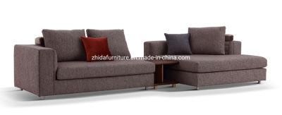 Living Room Furniture Hotel Villa Apartment Home Modern Modular Sectional L Shape Fabric Sofa