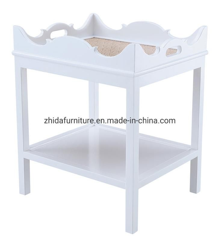 Hotel Furniture Coffee Shop Green Wooden Coffee Side Table