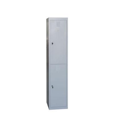 Wholesale Vertical 2 Door Steel Locker Cam Lock Metal Gym Staff Employee School Lockers