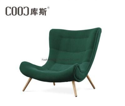 Custom Living Room Green Single Velvet Sofa Chair