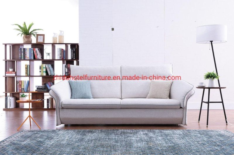 Wing Back Modern Fabric Living Room Sofa for Home Hotel Furniture