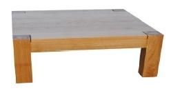 Modern Solid Oak Wooden Coffee Table
