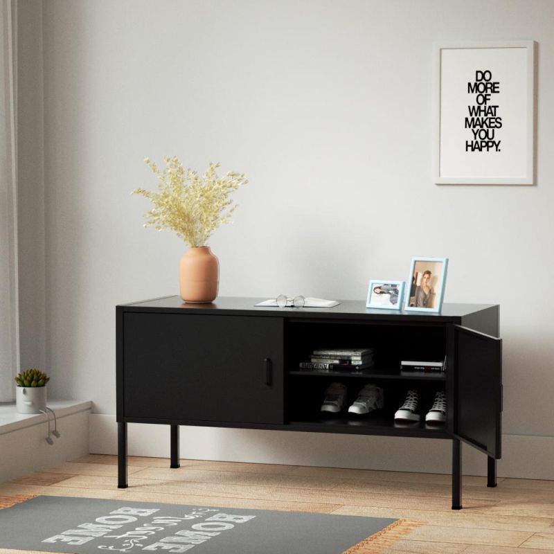 TV Sideboard Metal Modern TV Stand Cabinet for Living Room