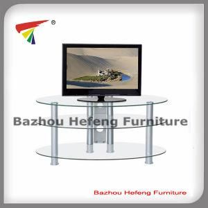 Metal Glass TV Cabinet TV Furniture (TV054)