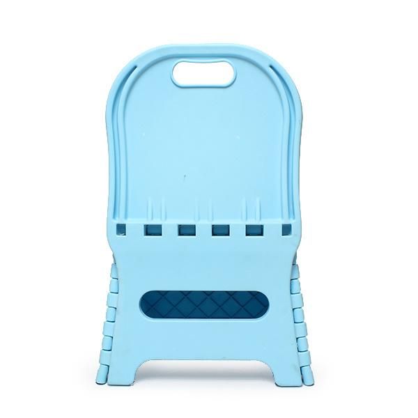 Pattern Folding Plastic Back Chair