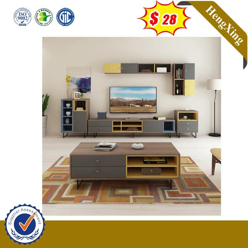2019 Vermont Wall Mount TV Cabinet with Open Shelves Design Particle Board Living Room Furniture (UL-9BE243)