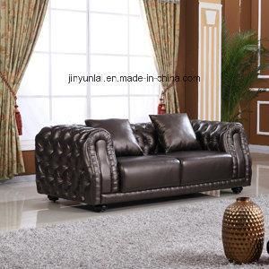 American Design Soft Gray Leather Sofa