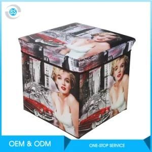 Home Furniture Foldable Storage Ottoman