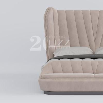 Unique Simple Modern Style Sofa Bed Design European Leisure Decor Bedroom Furniture Fabric Bed