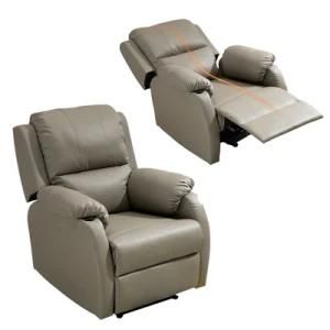 Modern Style Single Manual Leather Reclinable Recliner Sofa Chair for Living Room