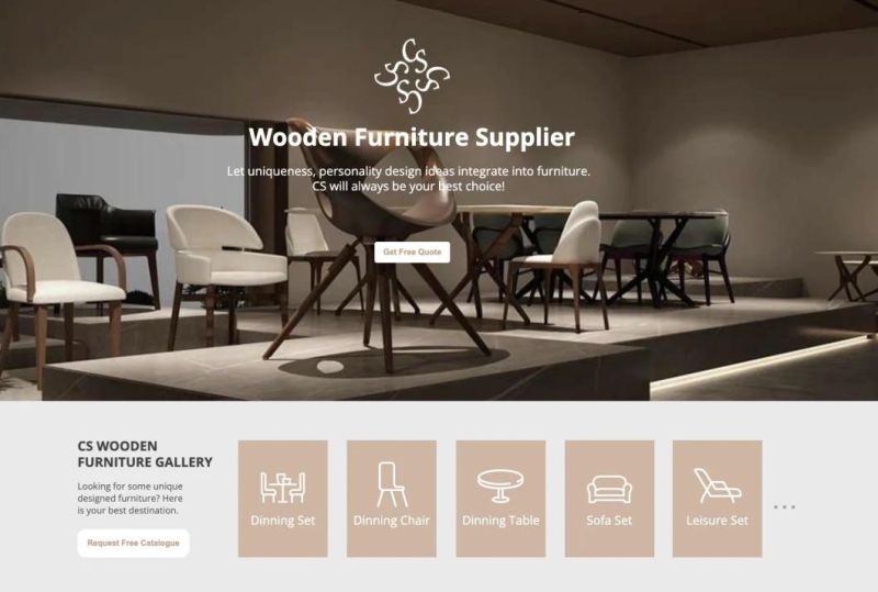 New Design Modern Furniture Living Room MDF Walnut Veneer Wooden Coffee Table