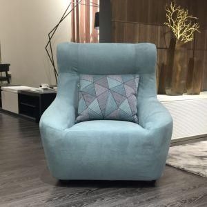 Home Furniture Fabric Leisure Chair with Solid Wood Legs