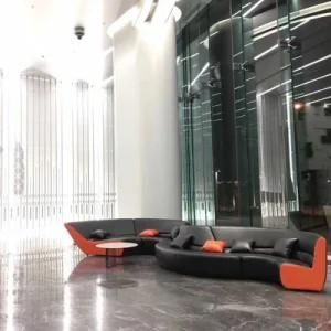 Y163 Glass Fiber Modern S Shaped Sofa Luxury Furnitures Cozy Sofas Set Design for Sales