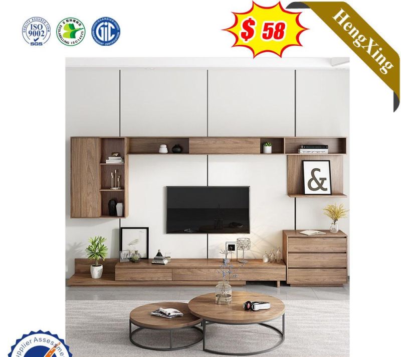 Latest Design Home Furniture Durable Wooden Melamine TV Stand for Living Room