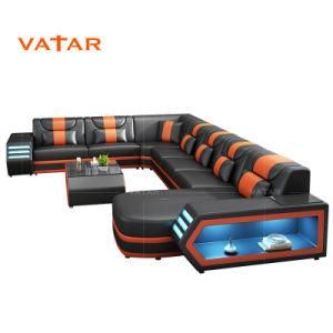 Vatar Germany Living Room Leather Sofa, Sofa Set Living Room Furniture, Latest Living Room Sofa Design