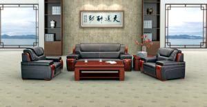 Living Room Leather Sofa Furniture General Use for Boss Office with OEM Design Service