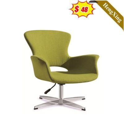 Simple Dining Furniture Living Room Home Green Fabric Leisure Lounge Sofa Chairs Modern Armchairs