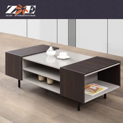 Chinese Factory Modern Home Furniture MDF Living Room Coffee Table