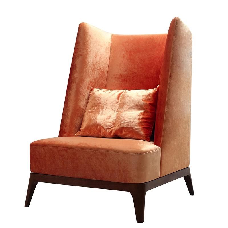 Modern Fabric Chair Home Furniture Living Room Relax Chair with Stool