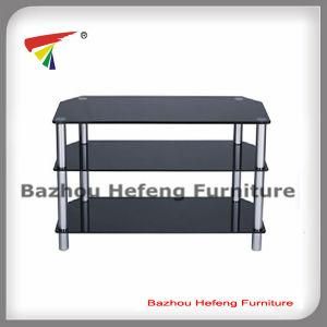 Cheap Glass TV Stand Metal TV Stand (TV035)